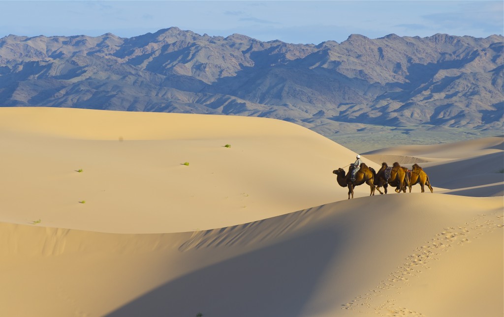 Caravan on Sand dune