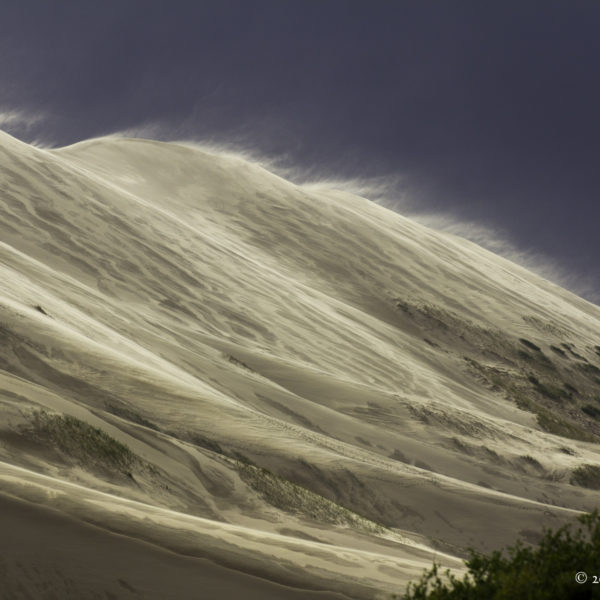 Sand dune before the rain