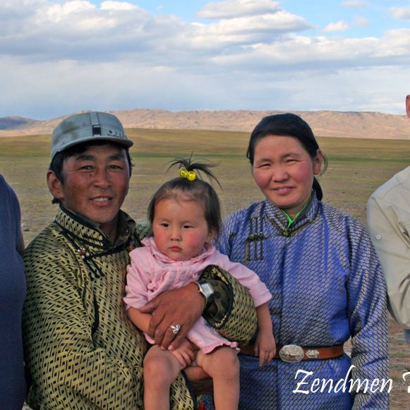 Jurgen and Yvonne's another visit to a local nomadic family