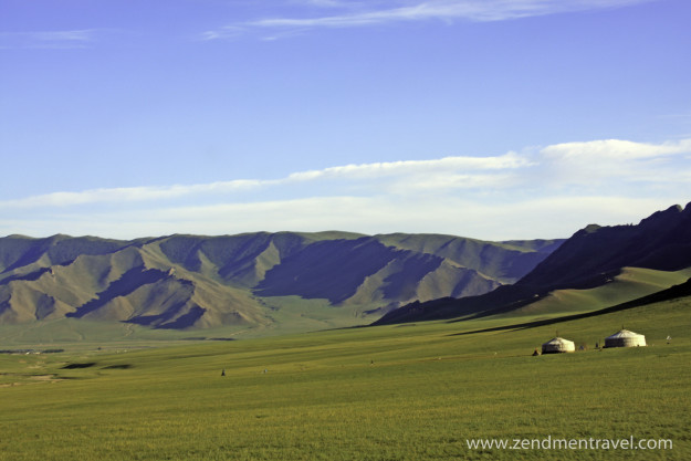 nomadic family in Zavkhan