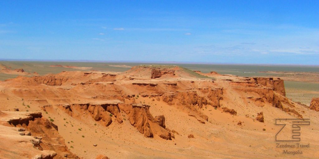 bayanzag, flaming cliffs
