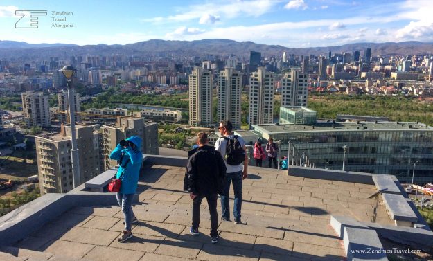 View of Ulaanbaatar from Zaisan hill