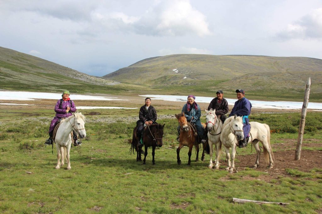 Horse trekking at Taiga